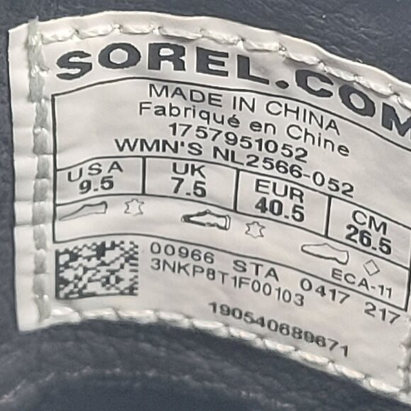 Sorel After Hours Women's Gray Suede Wedge Ankle Boots US Size 9.5 - Picture 10 of 10